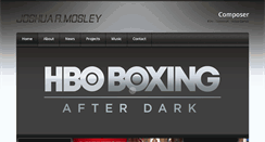 Desktop Screenshot of joshuarmosley.com