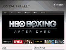 Tablet Screenshot of joshuarmosley.com